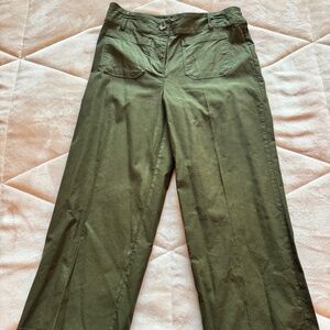 Green dress pants
